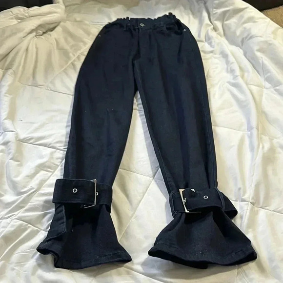 WEWOREWHAT PAPERBAG STRAIGHT ANKLE JEAN SIZE 28 NWT - Picture 3 of 9
